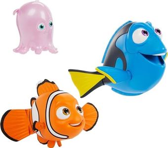 Mattel Disney Pixar Finding Nemo Action Figure Storyteller 3 Pack, Nemo Dory and Pearl Characters, Posable Movie Toys at Small Scale