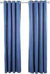 Stylemaster Home Products Porltand Renaissance Home Fashion Portland Foam Back Grommet, Navy, 55" X 84" | Panel