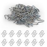 20mm Galvanised U Nails Netting Staples 200g (Approx 180pcs) - Ideal for Chicken Wire, Wire Mesh Fencing, Garden Mesh, and More - Fence Staples in Handy Plastic Case