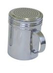 Stainless Steel 10oz Dredger Shaker with Handle - Ideal for Sugar, Salt, Icing Sugar, Flour, Chocolate, Cappuccino, Cocoa, Mince Pies, Pancakes