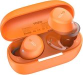 TOZO A1 Wireless Earbuds, Bluetooth 5.3 Earphones, Support APP EQ Setting, 32H Long Playtime, Ear Buds with HiFi Stereo Sound, Light-Weight Wireless Earphones, IPX5 Waterproof(Orange)