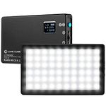 Lume Cube Panel Mini LED Light | Bicolor Camera Light for Professional DSLR Cameras | Adjustable Brightness & Color Temperature with LCD Display | Long Battery Life & Easy to Use