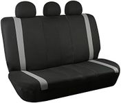 FH Group Car Back Seat Cover, Gray 