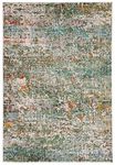 SAFAVIEH Madison Collection MAD460Y Modern Abstract Non-Shedding Entryway Living Room Foyer Bedroom Kitchen Accent Rug, 2'2" x 4', Green/Turquoise