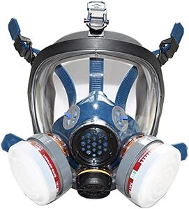 Masque à gaz plein visage avec filtre à air à charbon actif