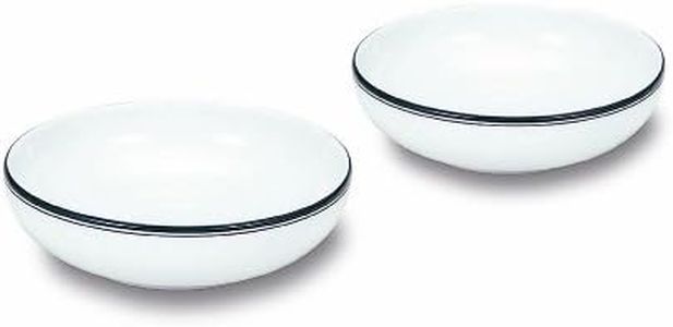 DANSK Bistro Pair Pasta Ball 1070ml Microwave, Oven and Dishwasher Safe TH07356CL/2DANSK Dansk Blue Line Polished Simple Ceramic Bistro Pair Pasta Ball 1070ml Microwave, Oven and Dishwasher Safe