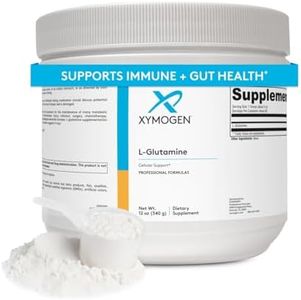 XYMOGEN L-Glutamine Powder Supplement - Promotes Cellular, Immune System + Gut Health - Supports Muscle Mass Retention, 4000mg L-Glutamine Per Serving (12 oz / 85 Servings)