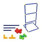 Kisbeibi Ladder Toss Ball, Ladder Toss Golf Ladder Lawn Game Indoor/Outdoor Play Golf Game Lawn Sport Funny Ladder Ball Set - Outdoor Yard Game for Teens Adults Family