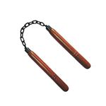 PMG Wooden nunchaku, Nun-Chucks (Wood Brown nanchaku, Set of 1, Beige)