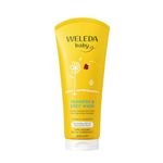Weleda Baby Shampoo & Body Wash w. Calendula, Sensitive Kids Shampoo & Baby Bath Wash, Baby Face Wash & baby Shower Cream in One, by Weleda Baby Skincare - 200ml
