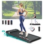 BLACK LORD Walking Pad, Treadmill for Home, Under Desk Treadmilsl with LED Display & Bluetooth Speaker & Wireless Control, Running Machine with 2-level Incline, 3.2 HP, 1-10KM/H