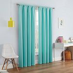 Eclipse Kids Kendall Blackout Window Curtain Panel, 42 by 84-Inch, Pool