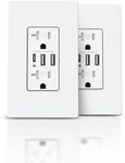 TOPELER Wall Outlet with 3 USB Port