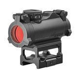 SIG SAUER Romeo-MSR 1x20mm 2 MOA Red Dot Sight | Durable Waterproof Lightweight Ultra-Compact Gun Sight with Flip-Back Lens Covers, Black