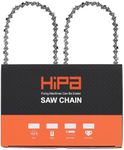 Hipa（2 pack）E70 20 Inch Chainsaw Chain For Echo CS-590 CS-600 Chainsaw McCulloch Poulan Poulan Pro Chainsaw 72LPX070G Pitch: 3/8", Gauge .050", 70DL Full Chisel 2Pack