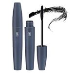 Tbeautfave Mascara Black Volume and Length, 4d Silk Fiber Lash Mascara Waterproof Thickening Lengthening Mascara Black False Lash Effect Mascara Smudgeproof Telescopic Mascara Lasting All Day