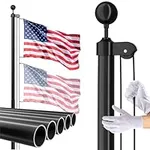 FFILY 14 Gauge Flag Pole for Outsid
