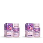 PregaHope Pre-Pregnancy Fertility Supplement (Pack Of 60 Tabs) | With Iron, Folic Acid & Moringa | Lemon Flavor