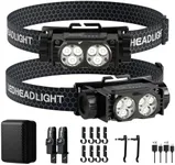 keikuy Headlamp Rechargeable 2PCS,4