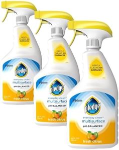 Pledge pH-Balanced Multisurface Cleaner Spray for Everyday Care, Fresh Citrus Scent, 25oz (Pack of 3)