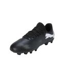 Puma Unisex Youth Future 7 Play Fg/Ag Jr Soccer Shoes, Puma Black-Puma White, 5.5 UK