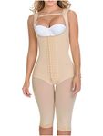 M&D 0085 Slimming Firm Full Body Shaper for Women | Fajas Colombianas para Mujer, Beige, 3X-Large