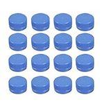 DIY Scrapbooks Caps 100pcs Plastic Bottle Caps Crafts DIY Colorful Drink Bottle Covers Kindergarten Kids Art Projects(Dark Blue) Craft Bottle Stickers