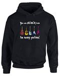 You Can Never Have Too Many Guitars!, Kids Printed Hoodie - Jet Black/White/Transfer 9-11 Years