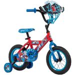 Huffy Marvel Spidey and His Amazing Friends 12 Inch Kid's Bike, Ideal for Ages 3-5 Years Old, Training Wheels Included, Quick Connect Assembly, Fun and Playful Graphics, Simple Coaster Brake