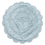Chardin home Powder Blue Crochet Ba
