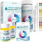 Qucship 17 in 1 Water Test Kit with Tube and Dropper, Drinking Water Test Kit to Detect Hardness, Lead, E.Coli, Etc. Accurate Water Testing Kits for Drinking Water for Tap and Well Water Tests