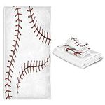 Vdsrup Baseball Bath Towels Set of 