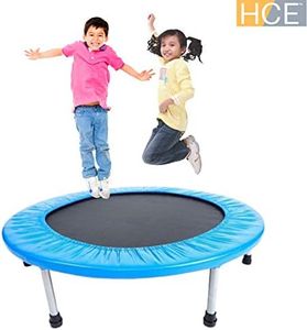 HCE Trampoline for Kids Indoor Play - 40-Inch, Jumping Bouncing Trampoline for Indoor and Outdoor - 40" Mini Trampoline for Kids - Safe and Durable Toddler Trampoline - Adult Fitness Indoor Trampoline