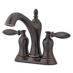 Pfister LF-048-ARYY Arlington Tuscan Bronze 2-Handle 4-in Centerset WaterSense Bathroom Faucet