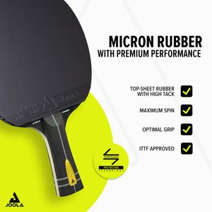 JOOLA Infinity Carbon Table Tennis Bat – Professional Ping Pong Paddle