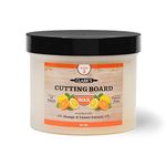 CLARK'S Cutting Board Finish Wax - Enriched with Citrus Oils - Ideal for Woodworkers and Restaurants - Butcher Block Wax - Wooden Chopping Board - Mineral Oil Butcher Block - Cutting Board Oil - 32 oz