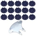 The Lord of the Tools 22PCS Screw-in Cricket Spikes with Spanner Blue Cricket Cleat Set Replacement Suitable for Most Sneakers and Balls 22 * 10mm