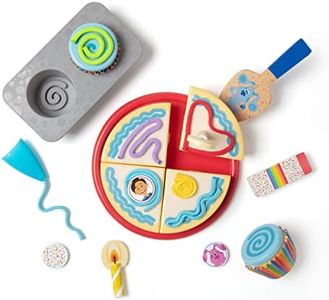 Melissa & Doug Blue's Clues & You! Set de Juego de Fiesta de Cumpleaños, de Madera (38 Piezas)