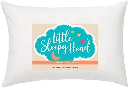 Youth Pillow - 16 X 22 - Soft & Hypoallergenic - Better Sleep for Kids - Perfect Size - Backed by Our Love The Fluff Guarantee (1 Pack)