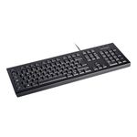 Kensington KB100 EQ Wired Keyboard, QWERTY, Compatible with Windows and MacOs, Slim Spill-Proof Design, Outer Case and Keycaps are Composed of 60% Post-Consumer Recycled Content* (K63727UK)