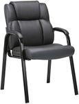 CLATINA Leather Guest Chair with Pa