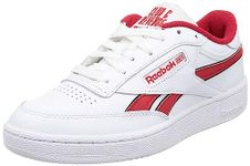 Reebok Men's Club C Revenge Sneaker, FTWR White/Vector Red/Black, 9 UK