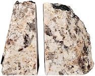 AMOYSTONE Decorative Stone Bookends