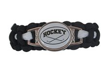 Infinity Collection Hockey Paracord Bracelet, Hockey Jewelry, Hockey Gift- Unisex Hockey Bracelet, Gift for Hockey Players, One Size, Nylon