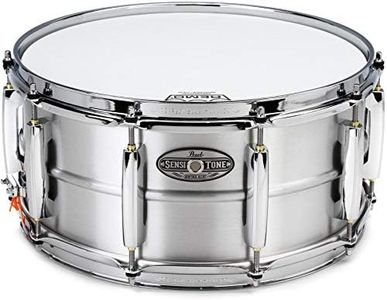 Pearl 14"x6.5" SensiTone Heritage Alloy Aluminum Snare Drum with Beaded Shell, 2.3mm Triple-Flanged Hoops, and 10 arched CL Lugs