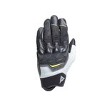 DAINESE - Ermex Gloves, Summer Motorcycle Gloves, Breathable with Mesh Inserts, Rigid Knuckle Protectors, Leather Reinforcements, Touchscreen, L, Black and Green