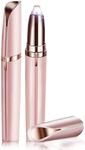 Eyebrow Trimmer for Women, Electric Painless, Facial Hair Remover for Women, Eyebrow Razor, Eyebrow Trimmer for Lips, Moustache, Chin with Eyebrow Comb (Rose Gold)