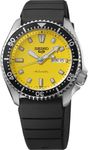 Seiko 5 Sports Men's Automatic Watch with Stainless Steel Case and Luminous Hands - Stylish Wrist Watches, Black Yellow, Seiko 5 Sports
