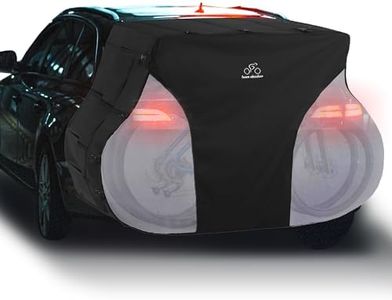 Team Obsidian: Bike Covers | Styles - Outdoor Storage or Transportation/Travel | Waterproof, Heavy Duty, 600D Oxford Ripstop Materials | Sizes L, XL, XXL for 1,2 or 3 bikes