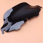 Motorcycle 8" Black Windshield Fairing Windscreen For Harley Electra Street Glide FLHX Touring 1996-2013